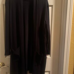 Lane Bryant Black Long Cardigan Sweater